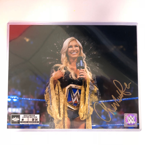 Charlotte Flair SIGNED 8 x 10 Limited Edition WrestleMania Photo (#1 of 34)