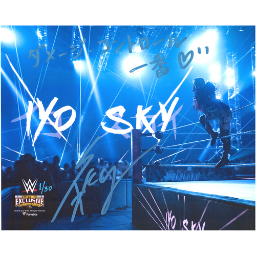 Iyo Sky WWE Autographed 8