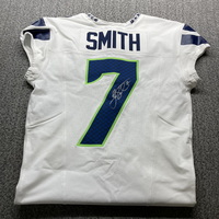 Crucial Catch - Seahawks Geno Smith Signed Game Issued Jersey 2023 Seaso...