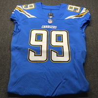 NFL - London Games Chargers Joey Bosa Game Issued Jersey VS. Titans ( Oc...