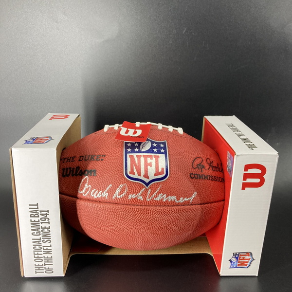 HOF - Eagles Dick Vermeil Signed Authentic Football