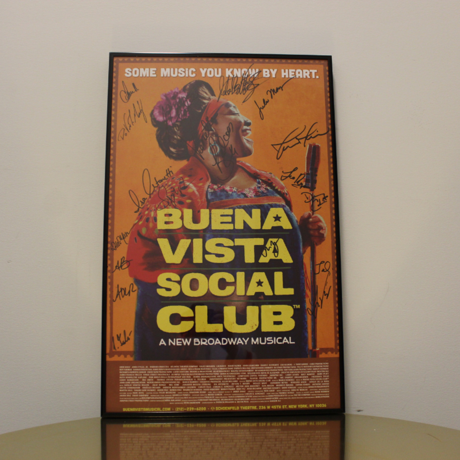 Photo of Buena Vista Social Club Original Broadway Cast Autographed Window Card (Package 1)