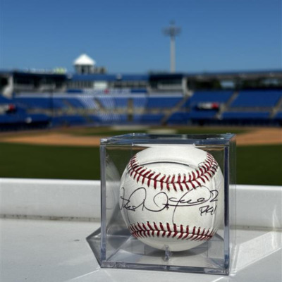 Victor Martinez Autographed Baseball