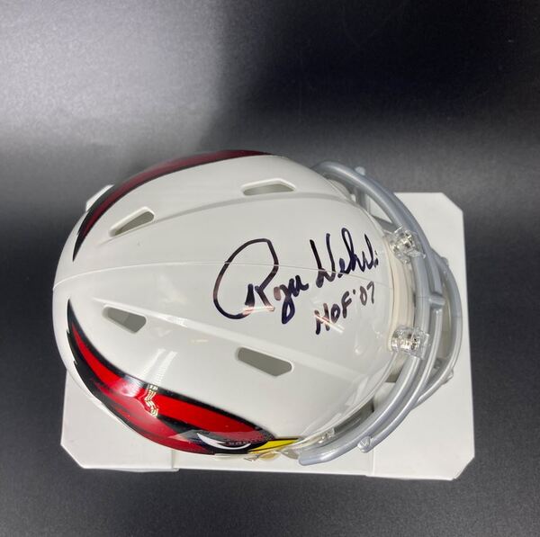 HOF - Cardinals Roger Wehrli Signed Mini Helmet