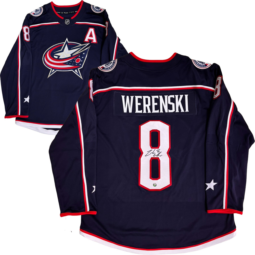 Zach Werenski Autographed Columbus Blue Jackets Jersey