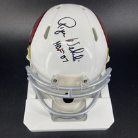 HOF - Cardinals Roger Wehrli Signed Mini Helmet with HOF 07 Inscription