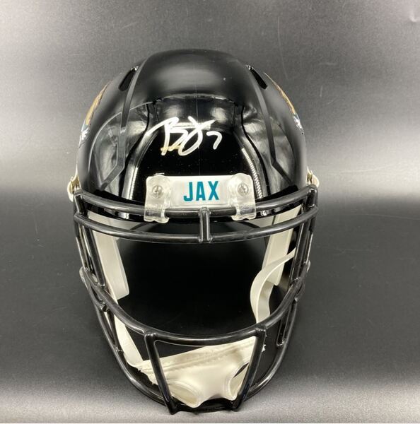 NFL - Jaguars Brian Thomas Signed Replica Speed Helmet