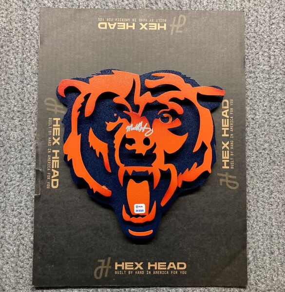 HOF - Bears Mike Singletary Signed 3D Metal Wall Art (12x12)