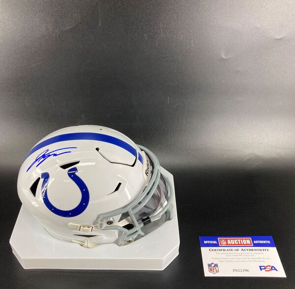 NFL - Colts Jonathan Taylor Signed Mid Size Helmet