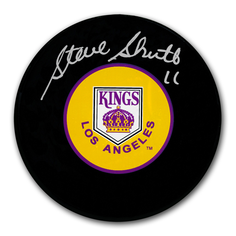 Steve Shutt Autographed Los Angeles Kings Hockey Puck