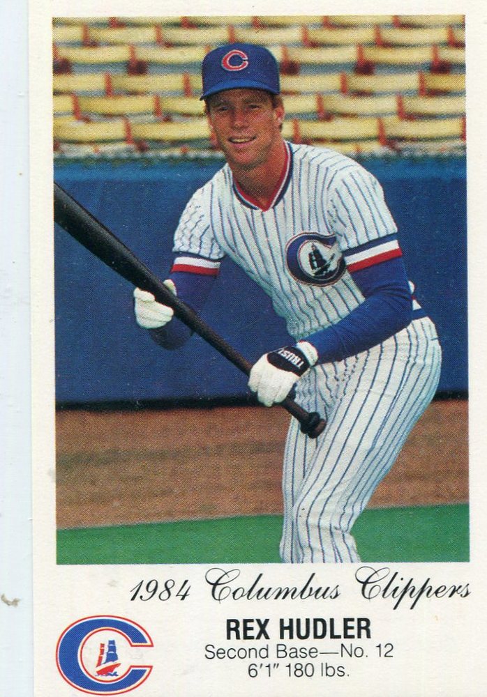 1984 Columbus Clippers Police #13 Rex Hudler