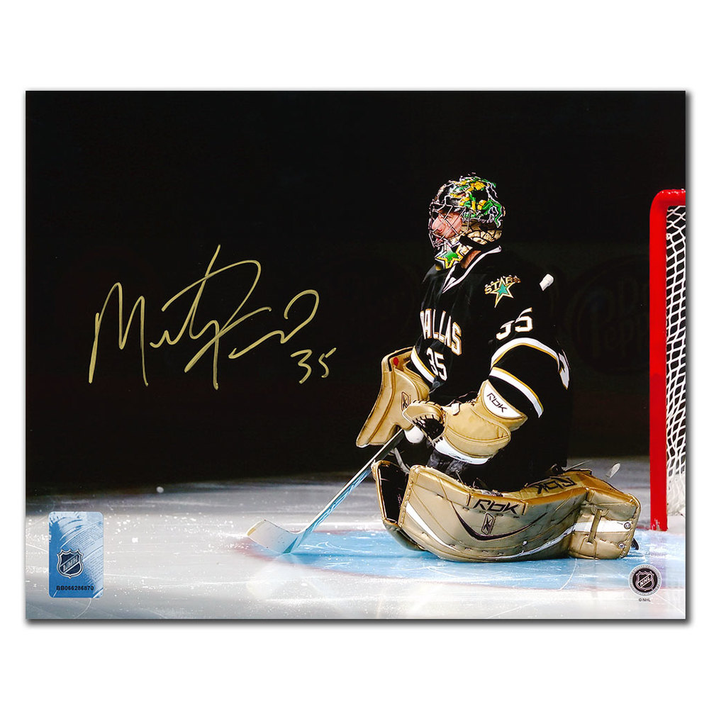 Marty Turco Dallas Stars SPOTLIGHT Autographed 8x10