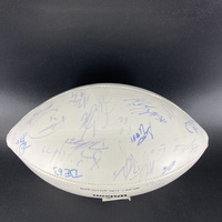 NFL - 49ers Multi Sign Super Bowl XLVII Panel Ball Signed By Over 35 Pla...
