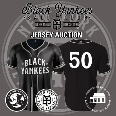 Hitting Coach Michael Fransoso #50, Size 48, Game-Worn and signed New York Black Yankees Jersey