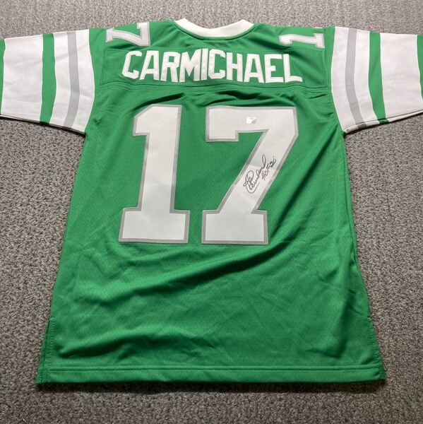 HOF - Eagles Harold Carmichael Signed Mitchell & Ness Jersey Size 36 HOF...