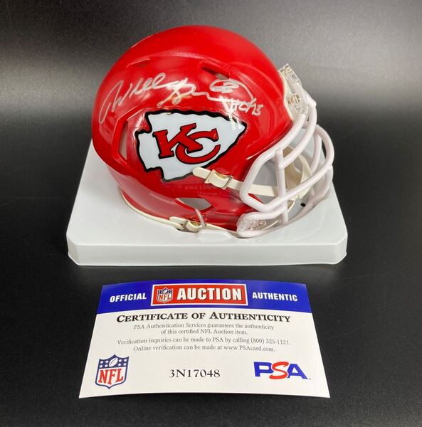 HOF - Chiefs Will Shields Signed Mini Helmet
