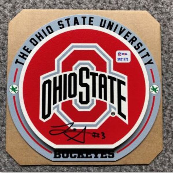 NFL - Ohio State Lorenzo Styles Signed 3D Metal Wall Art