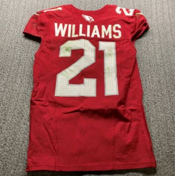 STS - Cardinals Garrett Williams Game Used Jersey (11/10/24) Size 40