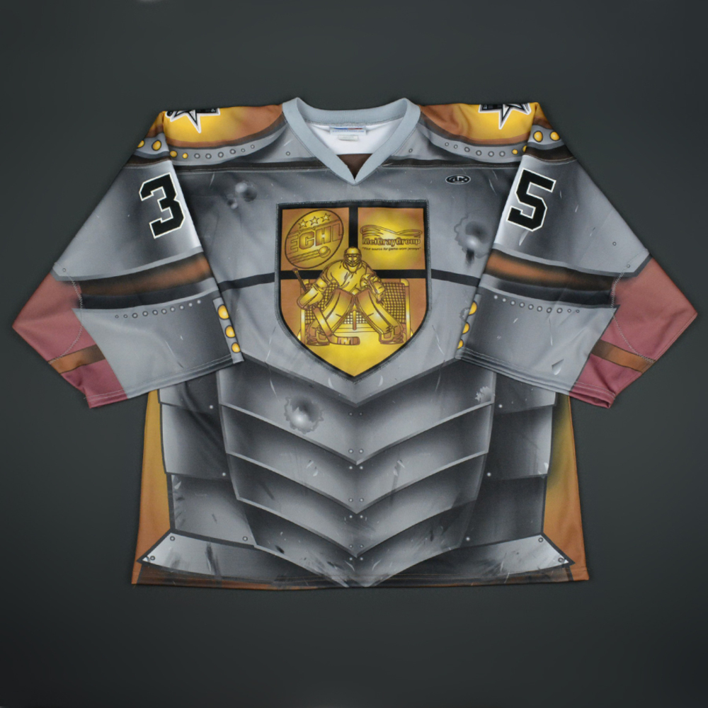 Joel Rumpel - Allen Americans - Golden Goalie - Game-Worn Jersey - Worn ...