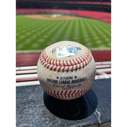 Cardinals Authentics: Game Used Baseball Pitched by Tommy Nance to Nolan Gorman and Dylan Carlson *Gorman Double, Carlson Triple RBI*
