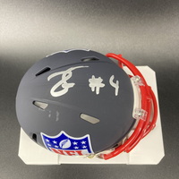 NFL - Ravens Zay Flowers Signed NFL Shield Mini Helmet