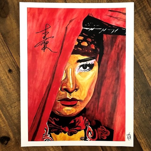 Xia Li SIGNED 11 x 14 Rob Schamberger Print (Transformed)
