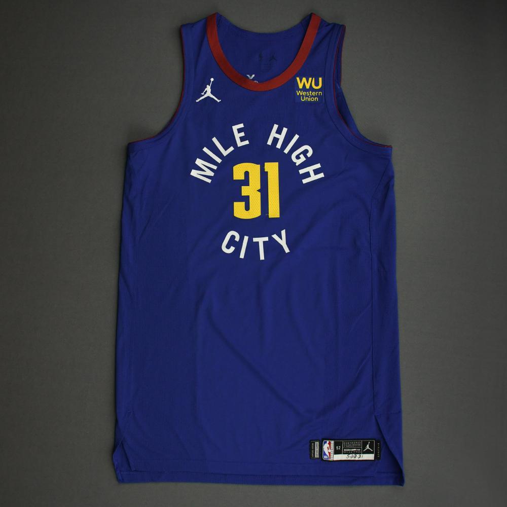 Vlatko Cancar Denver Nuggets GameWorn Statement Edition Jersey