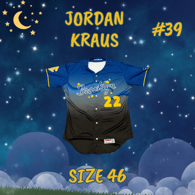 #39 Jordan Kraus Game Used Starry Night Jersey (Size 46)