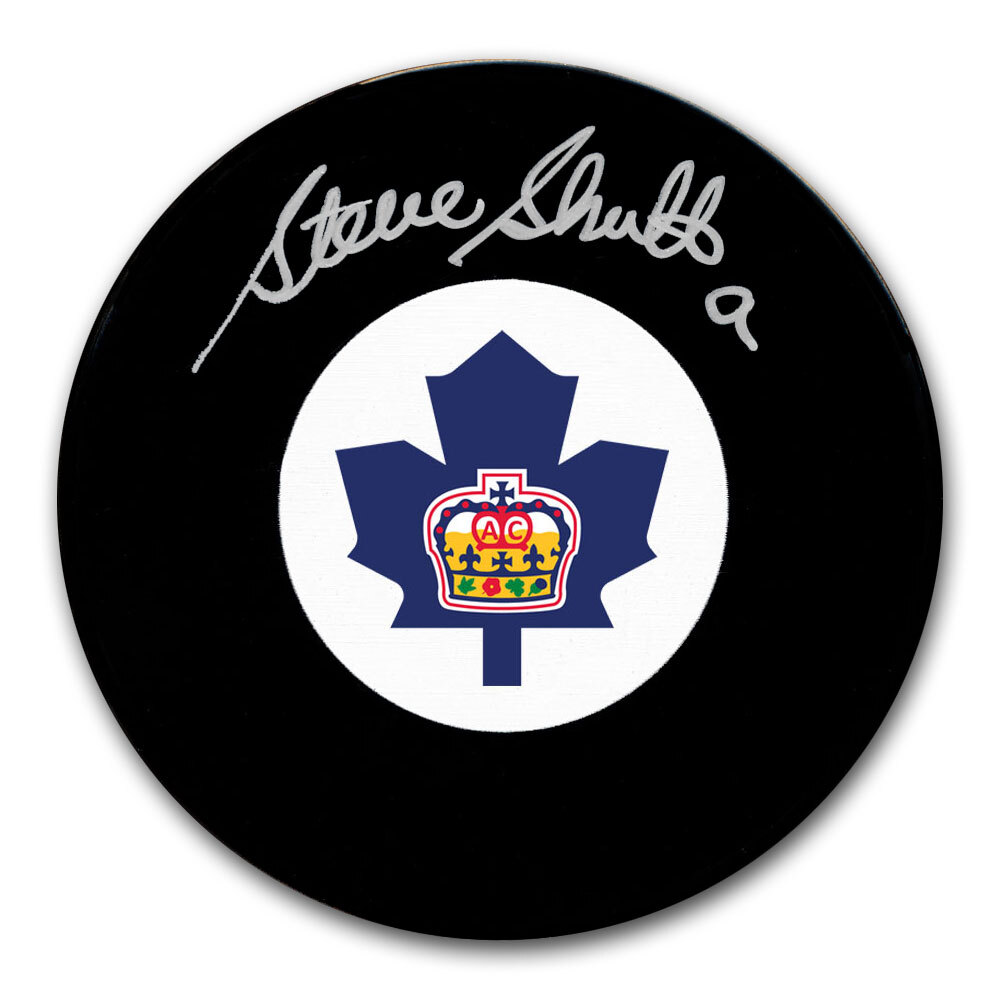 Steve Shutt Autographed Toronto Marlboros Hockey Puck