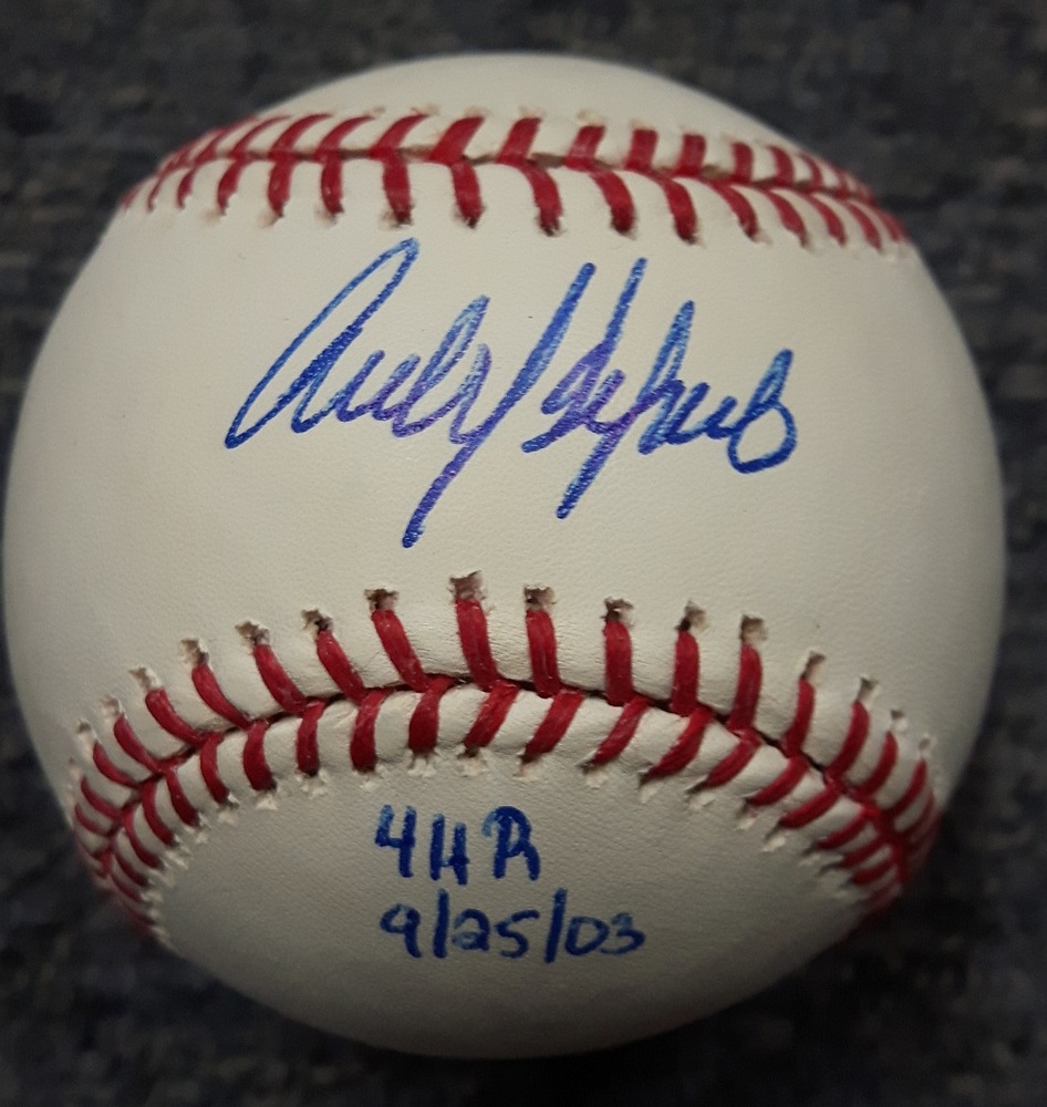 BLUE JAYS AUTHENTICS-Autographed Carlos Delgado Baseball inscribed