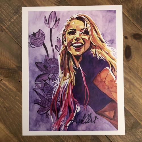Alexa Bliss SIGNED 11 x 14 Rob Schamberger Print (2020 Collection)