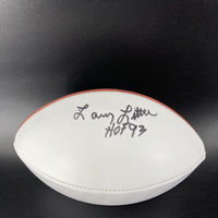 HOF - Dolphins Larry Little Signed Panel Ball With HOF '93 Inscription