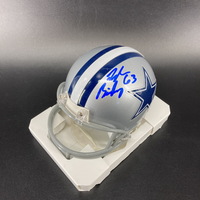 NFL - Cowboys Tyler Biadasz Signed Mini Helmet