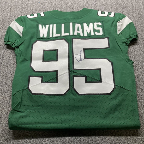 NFL - Jets Quinnen Williams Signed Authentic Jersey Size 42