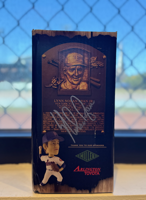 Autographed Nolan Ryan Bobblehead