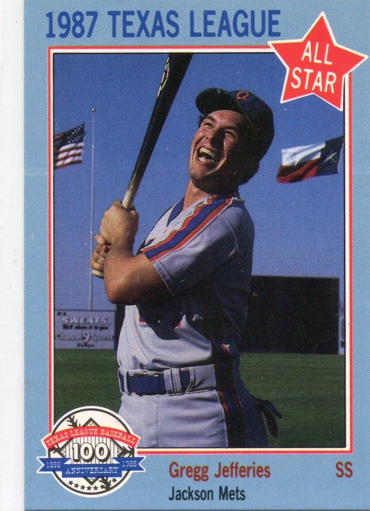 1987 Texas League All-Stars Feder #11 Gregg Jefferies