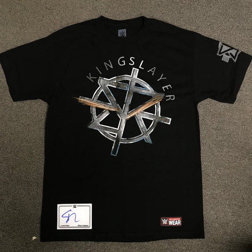 Seth Rollins SIGNED Authentic T-Shirt (With Exclusive Autograph Patch)
