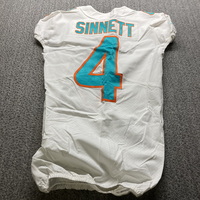 London Games - Dolphins Reid Sinnnett Game Issued Jersey 2021 Season Siz...