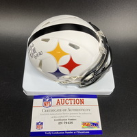HOF - Steelers Donnie Shell Signed Lunar Eclipse Mini Helmet