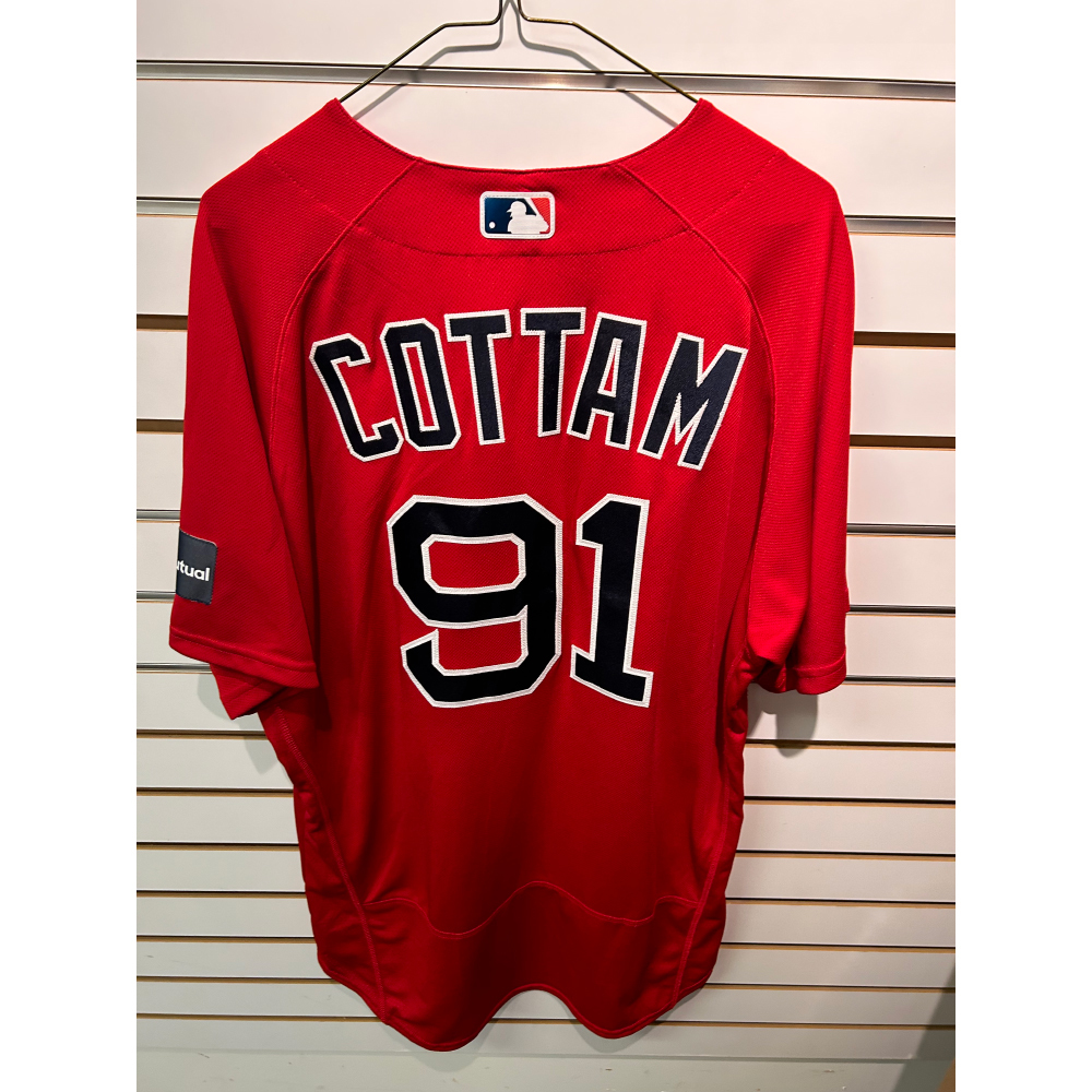 Kole Cottam 91 2023 Team Issued Spring Training Jersey, Size 46 Red