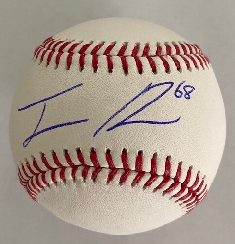 jordan autographed baseball