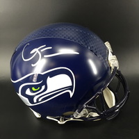 NFL - Seahawks Gary Jennings Signed Revolution Helmet (Small Bubble in D...
