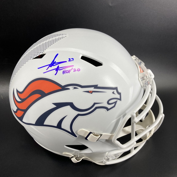 HOF - Broncos Steve Atwater Signed Alternate Replica Speed Helmet