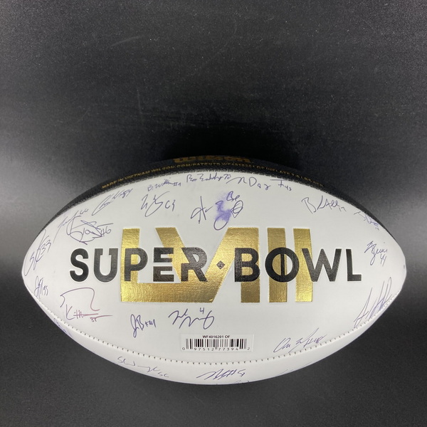 NFL - 49ers Multi Sign Super Bowl 58 Commemorative Football Signed By Ge...
