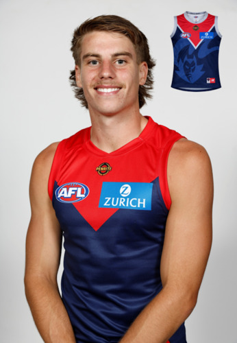 Photo of Melbourne Demons Gather Round Guernsey - Caleb Windsor #6