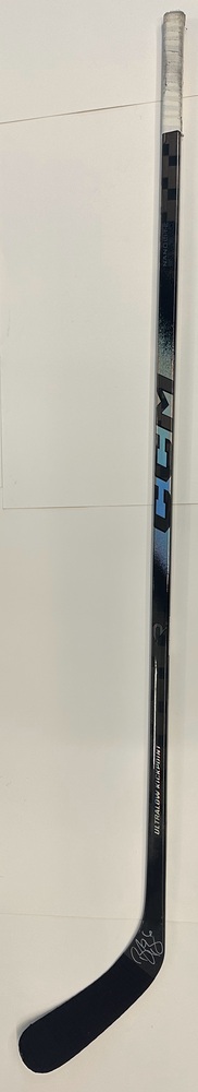 #6 Brock Boeser Game Used Stick - Autographed - Vancouver Canucks