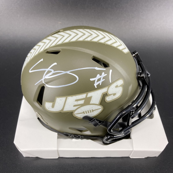NFL - Jets Sauce Gardner Signed STS Mini Helmet