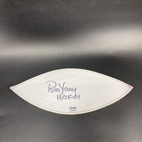 HOF - Vikings Ron Yary Signed White Panel