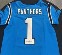 Tetairoa Mcmillan Signed Panthers Draft Jersey - first team jersey signe...