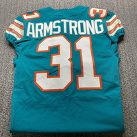 NFL - Dolphins Cornell Armstrong Game Cut Jersey Size 38